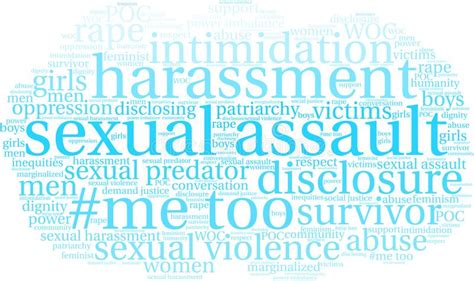 Sexual Assault Word Cloud Stock Vector Illustration Of Justice 105408849