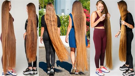 Realrapunzels Two Women With Extremely Long Hair Photoshoot Preview Youtube