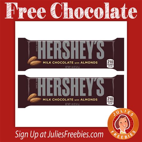 Free Hersheys Milk Chocolate With Almonds At Kroger Julies Freebies