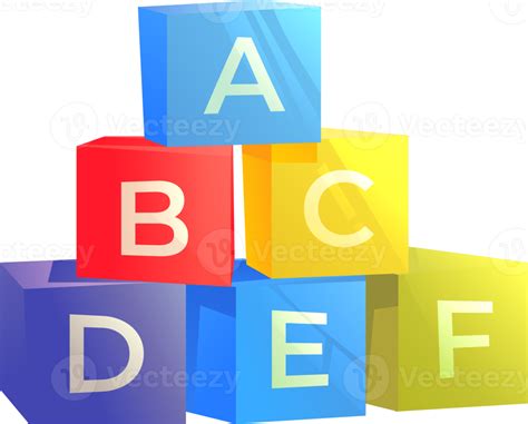 Cubes With Letters 12629790 Png