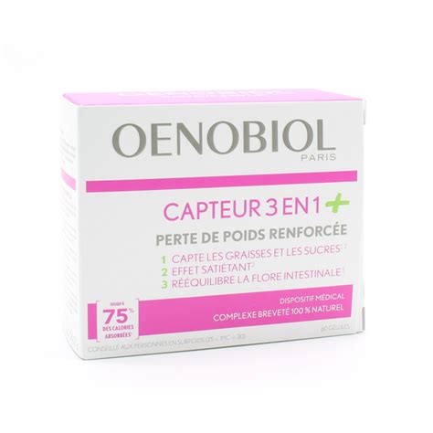 Oenobiol Capteur 3en1 60 Gélulesminceurunivers Pharmacie