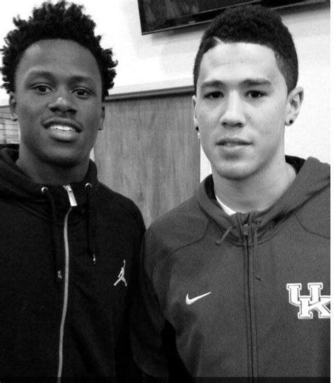The supermodel and nba star went instagram official with their relationship on valentine's day. Pin by Joan on ~Devin Booker~ | Athletic jacket, Chef ...