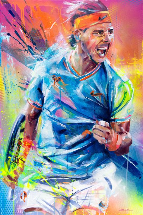 Rafael Nadal Kyle Lucks Fine Art