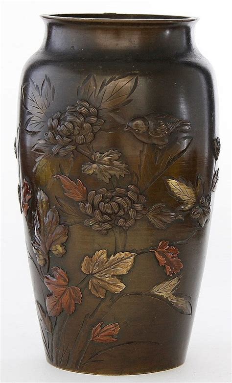Sold Price A Japanese Bronze Vase Meiji Period 1868 1912 July 2