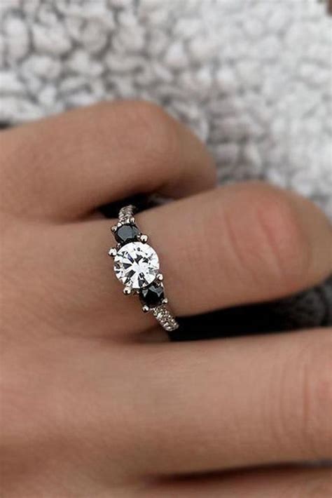 Unique Engagement Rings Black Diamonds