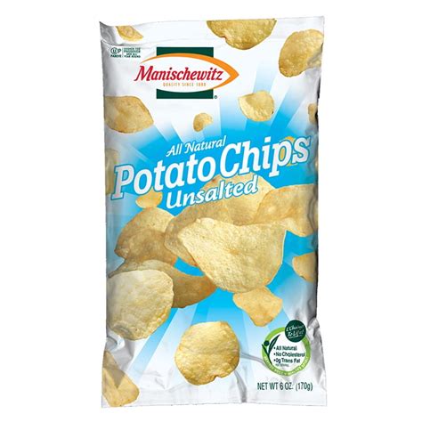 potato chips unsalted 6 oz 1 pack