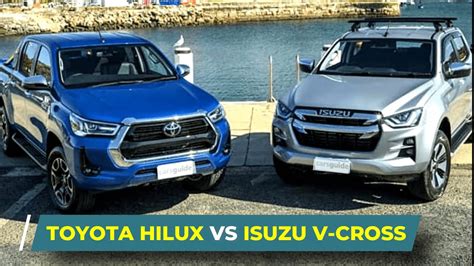 Comparison 2022 Toyota Hilux Vs Isuzu D Max V Cross Engine Dimension