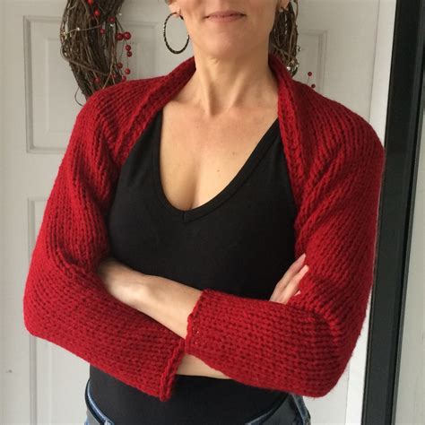 Simple Knitted Shrug Made By Marni