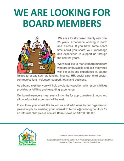 Looking For Board Members Cath