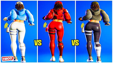 Fortnite OG Ruby Vs Hangtime Ruby Party Hips Emote Showcase Thicc All Styles K YouTube