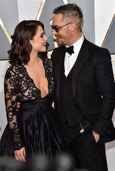 charlotte riley and tom hardy at the 88th annual academy awards tom hardy charlotte riley tom