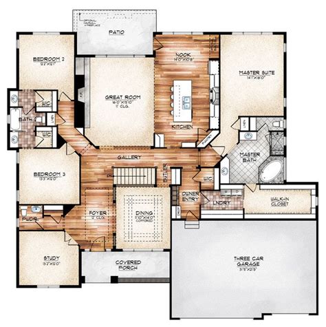 2861 Sq Ft The Durango Model Plan Features A Compelling