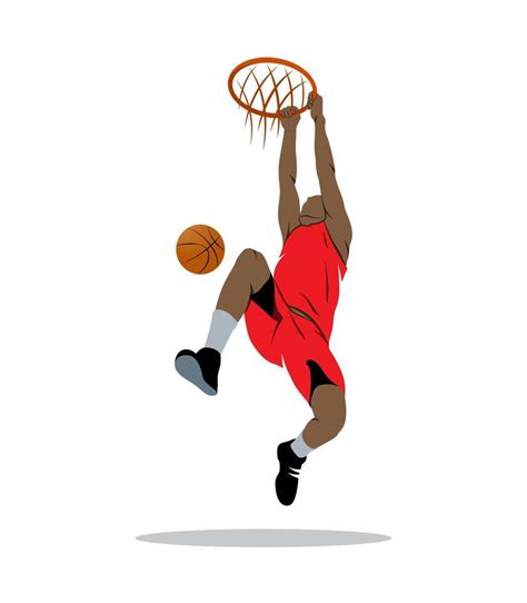 Jugador De Baloncesto Abstracto Con Pelota Sobre Una Ilustración De