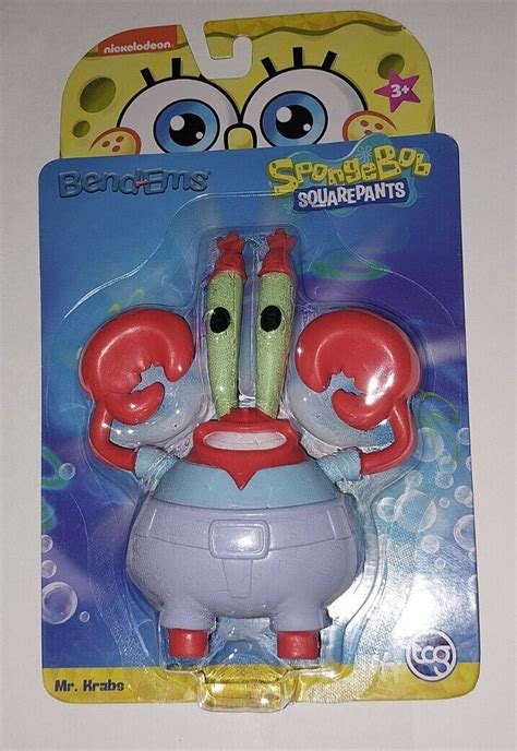 Spongebob Squarepants Mr Krabs 5” Figure Bend Ems Ebay