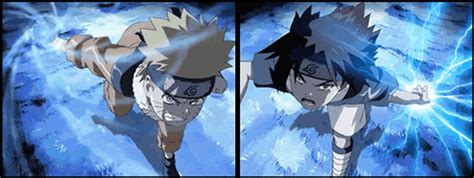 Naruto Vs Sasuke Lightning Chakra 