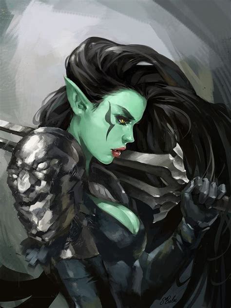 Female Half Orc 2 Female Orc Dungeons And Dragons Characters