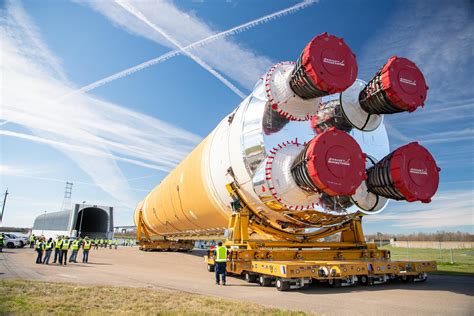 First Nasa Artemis Rocket Core Stage Loaded On Pegasus Barge Nasa