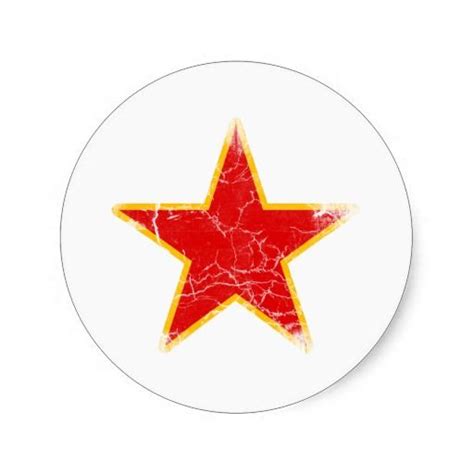 Los mejores tatuajes de facebook, instagram y tumblr. Pegatina Redonda Vintage rojo comunista de la estrella ...