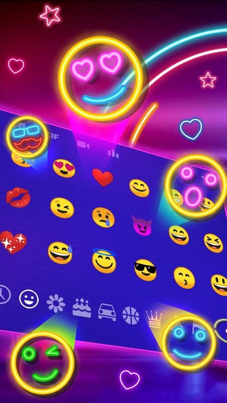 Led Neon Light Keyboard Theme Free Android Theme Download Download