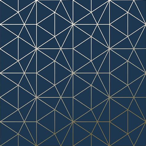 Free Download Metro Prism Geometric Triangle Wallpaper Navy Blue And