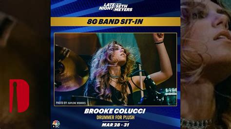 Brooke Colucci To Sit In On Late Night 8g Band With Seth Myers March