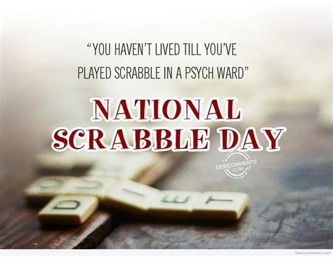 10 National Scrabble Day Images Pictures Photos