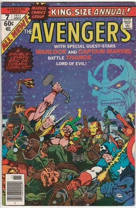 Avengers Annual 7 Death Of Adam Warlock Thanos Jim Starlin 1977 One
