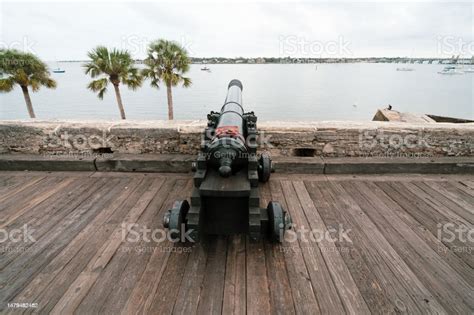 Old Cannons At The Castillo De San Marcos National Monument In St