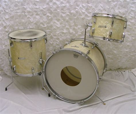 Pearl Drum Kit 1960s White Marine Pearl Drum For Sale Nick Hopkin Drums