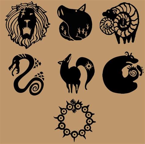 Los 7 pecados capitales simbolos y su significado. Siete Pecados Capitales | Nanatsu no Taizai Fanon Wiki ...