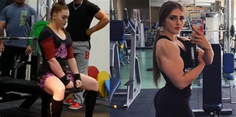Video Muscle Barbie Julia Vins Hits 165kg Bench Press Fitness Volt