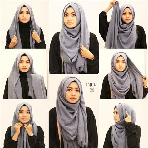 Tutorial Hijab Pashmina Satin Simple Untuk Remaja Ragam Muslim