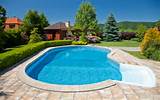 Kidney Shaped Pool Landscaping Images