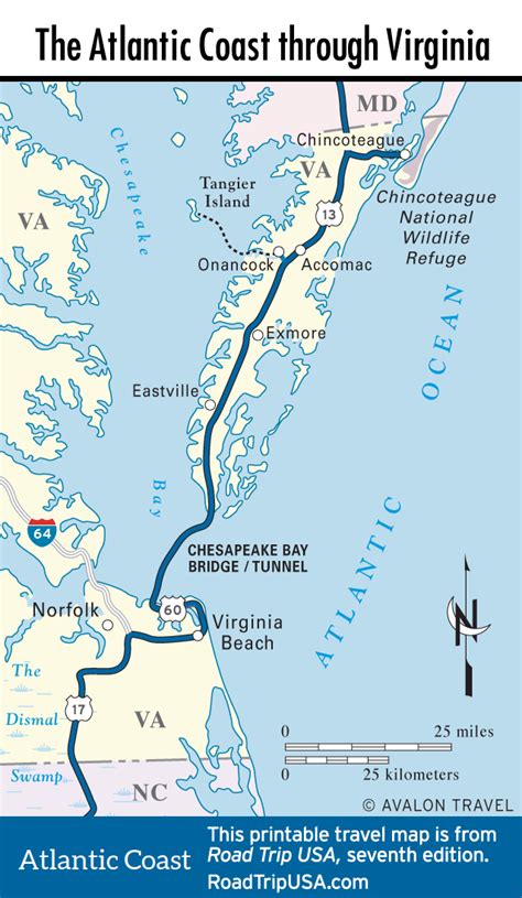 The Atlantic Coast Route Across Virginia Road Trip Usa