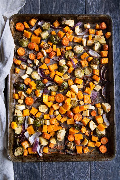 This healthy meatloaf recipe is from the dude diet cookbook by serena wolf of the blog domesticate me. Wonderful Roasted Veggies with Parmesan, Olive Oil & Garlic | Ambitious Kitchen