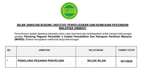 Ohjobs, jawatan kosong 2021, kerja kosong 2021, jawatan kosong kerajaan 2021, jawatan kosong swasta 2021, job vacancy, kerja kosong kerajaan, 2021, iklan jawatan kosong 2021, jobs in malaysia 2021, temuduga terbuka 2021, jawatan kosong kerajaan terkini, download borang. Jawatan Kosong Terkini Institut Penyelidikan Dan Kemajuan ...