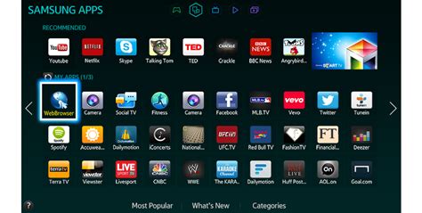 Install apps on your samsung smart tv. Apps Homescreen