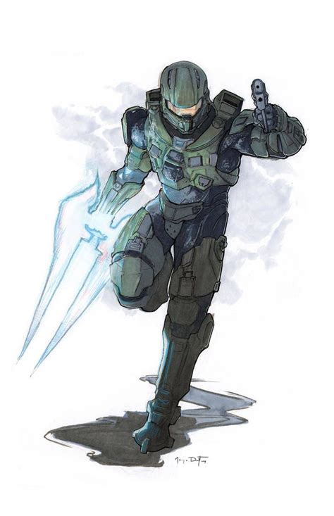 Master Chief Commission By Harpokrates In 2020 Halo Drawings Halo