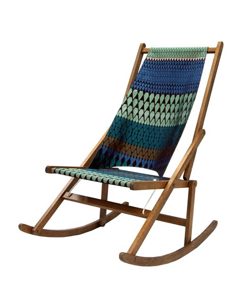 Want One Folding Rocking Chair Madewawa Upholstered In Margo Inside Folding Rocking Chairs 