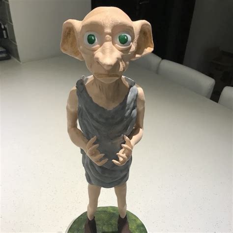 Dobby 3d Printed Figure Harry Potter Dobby Character Figurines Art