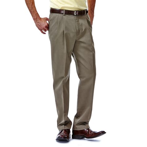 Haggar Men’s Work to Weekend Classic Fit Pleated Pants | Shop Your Way