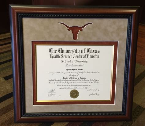 University Of Texas Diploma Frame