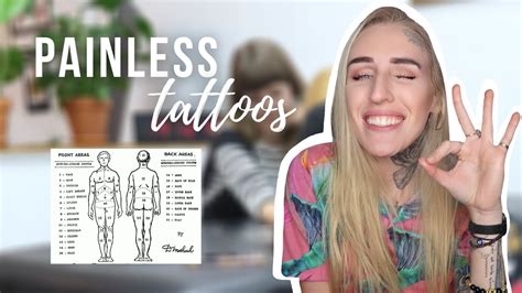 The Least Painful Tattoo Placements Youtube