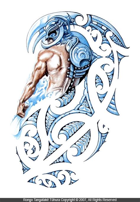 Tangaroa God Of The Sea Maori Art Maori Tattoo Maori Designs