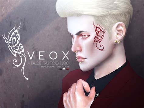 Sims Cc S The Best Veox Face Tattoo By Pralinesims Hot Sex Picture