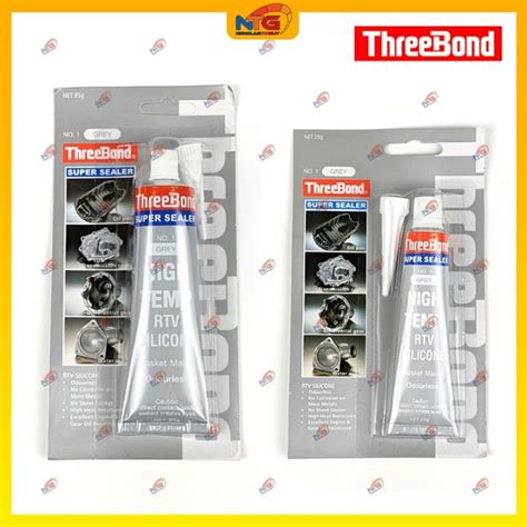 Threebond Super Sealer Grey No1 Gasket Gum High Temperature Rtv