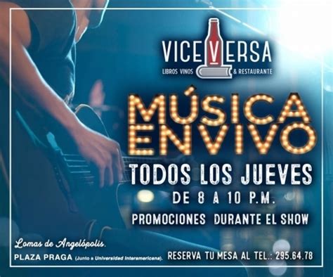 Tp Música En Vivo En Viceversa En Puebla
