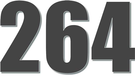 264 — двести шестьдесят четыре натуральное четное число в ряду