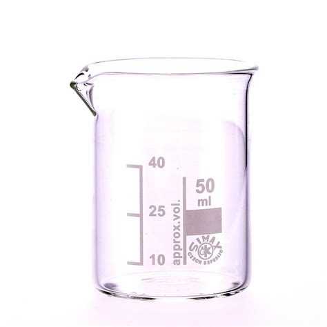 He1008608 Simax Glass Beaker Squat Form 50ml Pack Of 10 Hope