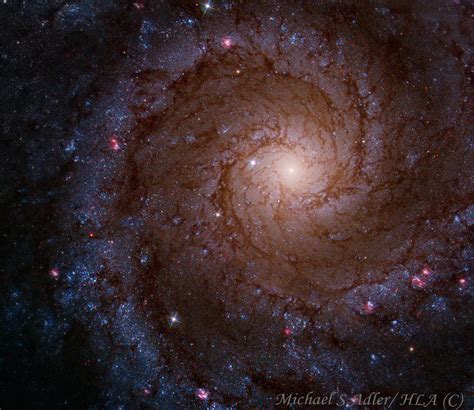 Messier 74 Ngc 628 Hubble Michael Adler Earth And Sky Imaging